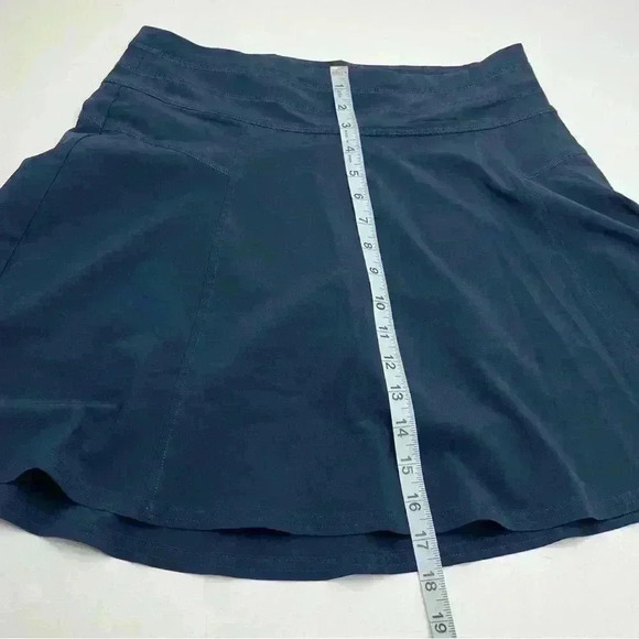 Athleta All Day Skort Women SZ 2 Navy Blue Athletic Athleisure Golf Tennis Skirt - Picture 6 of 8